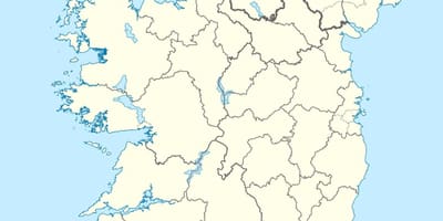نقشہ کے جزائر آئر لینڈ کے