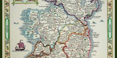 نقشہ کے قرون وسطی آئر لینڈ