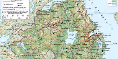 ایک نقشہ کے شمالی آئر لینڈ
